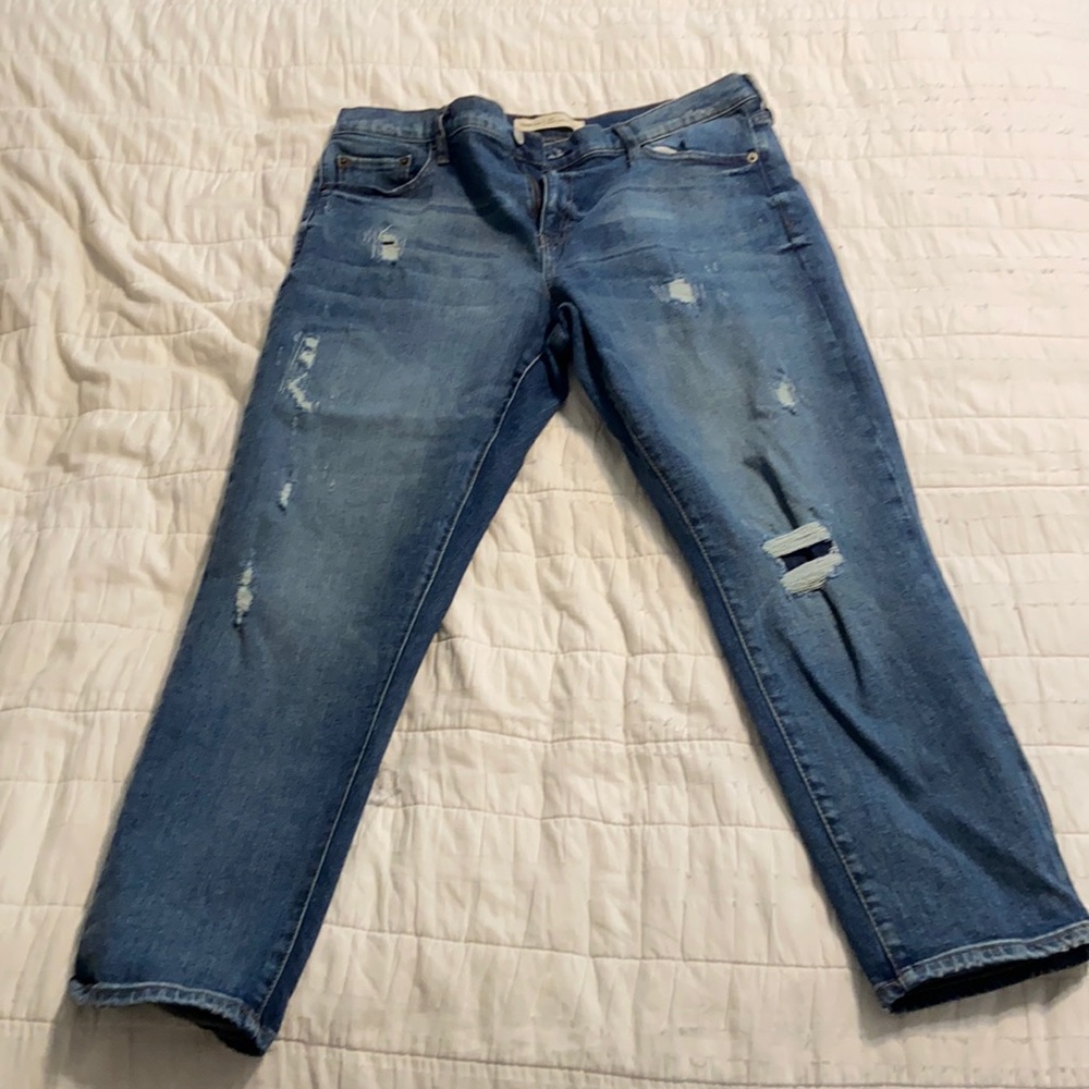 Gap 1969 Best Girlfriend Ripped Skinny Jeans